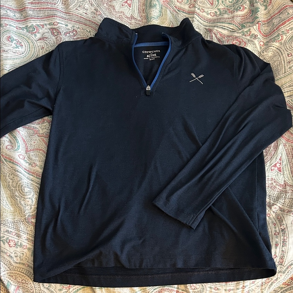 Crew Cuts 1/4 zip performance.